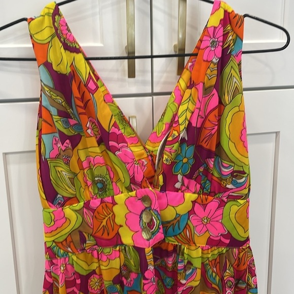 Vintage 1960s/1970s Styled by Beatrice Pines Floral Jumpsuit - Picture 8 of 15